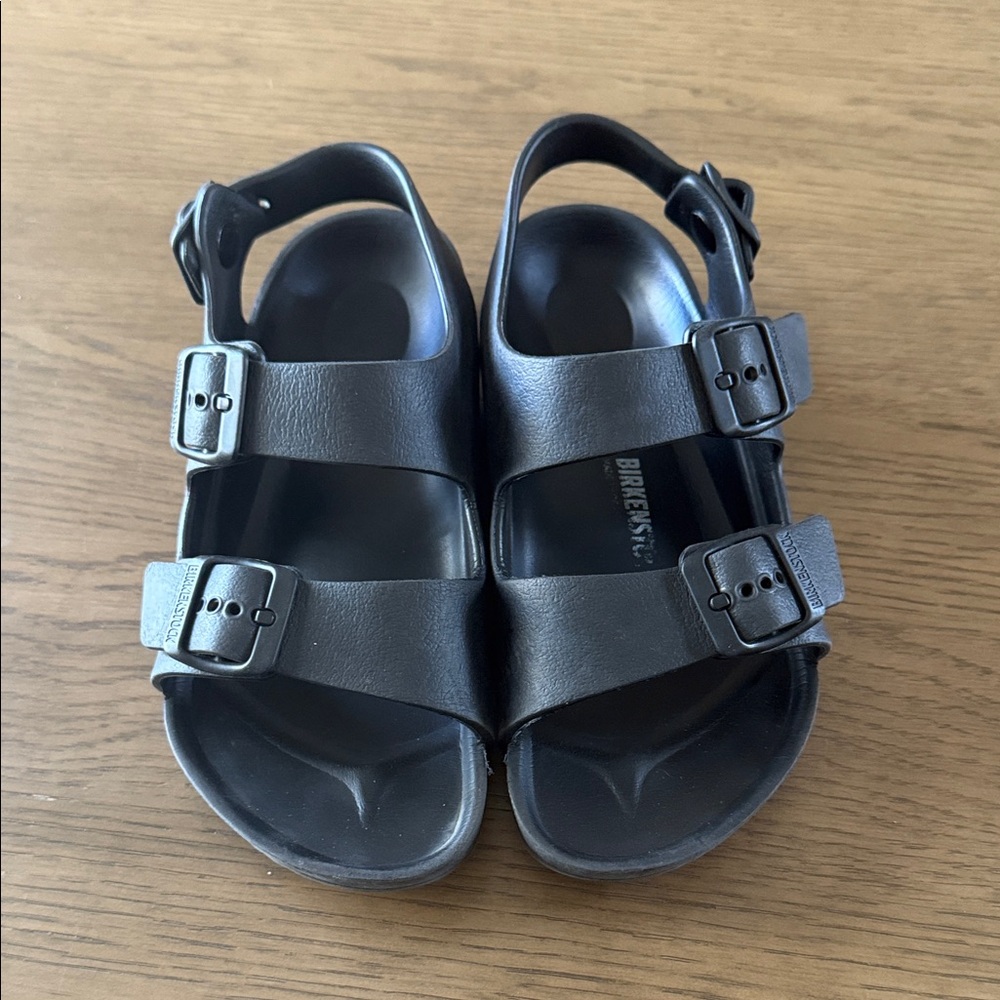 Birkenstock Kids Charcoal Sandals